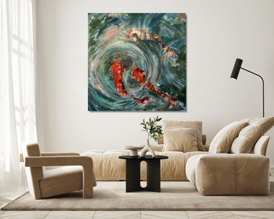 Good Fortune I Artist Enhanced Canvas Print by John Beard Collection - product image 3 for Resin Society