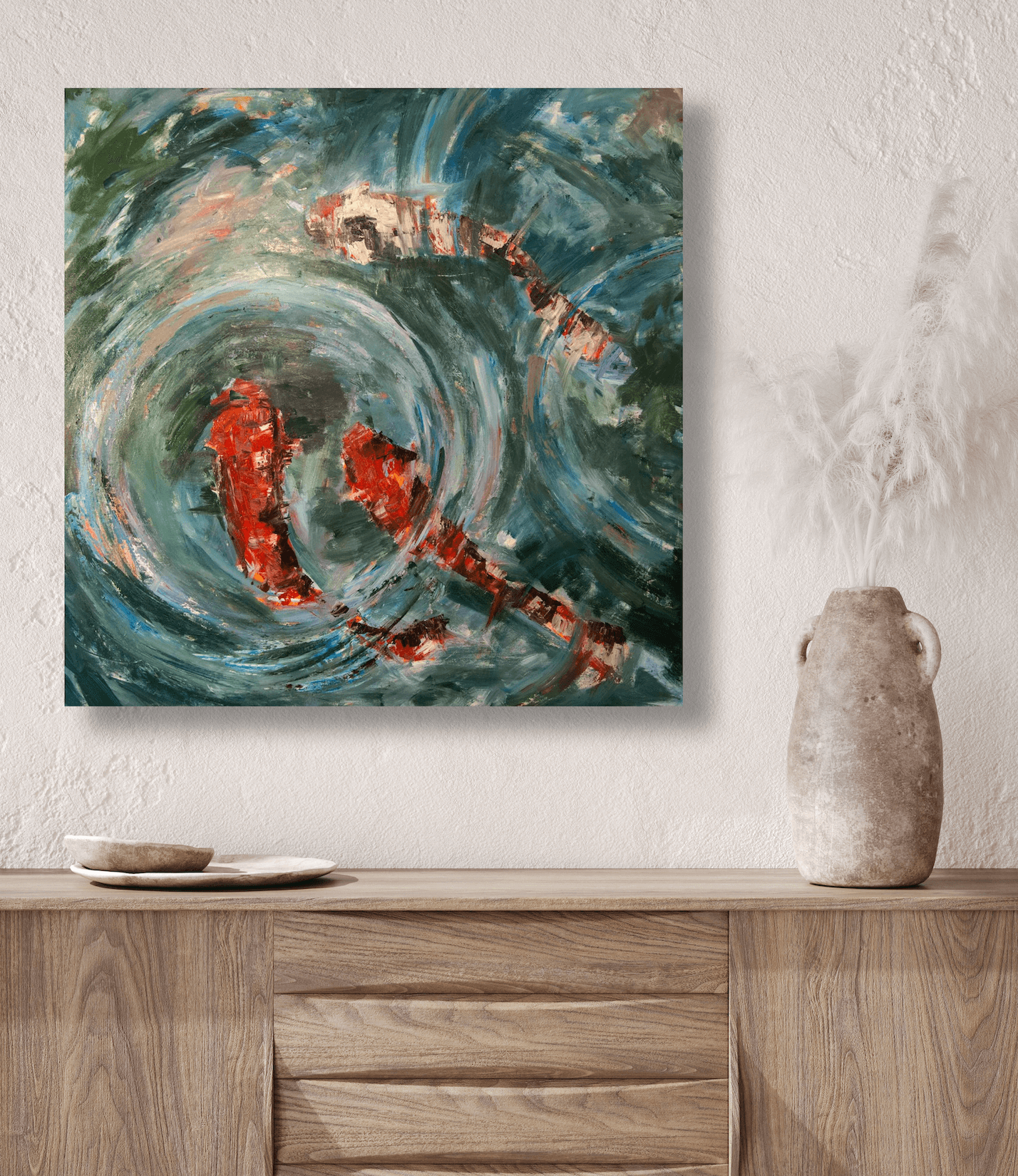 Good Fortune I Artist Enhanced Canvas Print by John Beard Collection - product image 4 for Resin Society