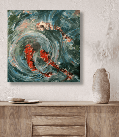 Good Fortune I Artist Enhanced Canvas Print by John Beard Collection - product image 4 for Resin Society