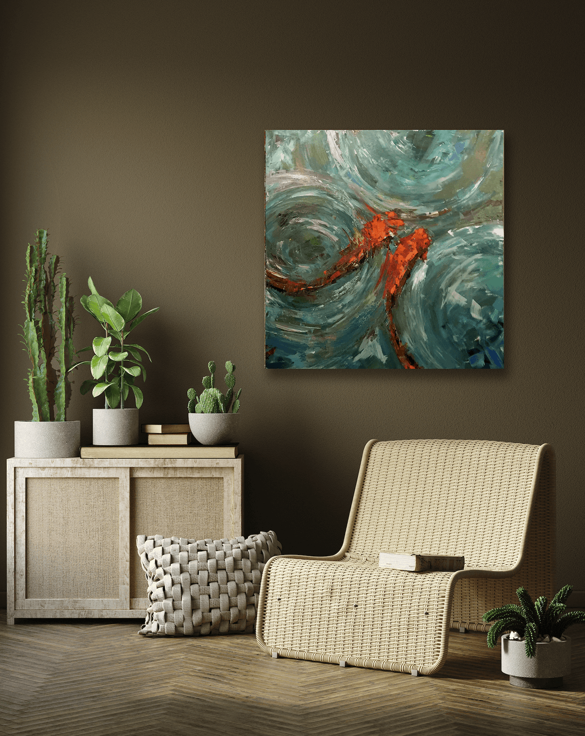 Good Fortune II Artist Enhanced Canvas Print by John Beard Collection - product image 4 for Resin Society