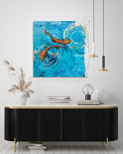Good Fortune III Artist Enhanced Canvas Print by John Beard Collection - product image 2 for Resin Society