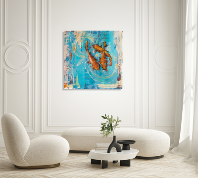 Good Fortune IV Artist Enhanced Canvas Print by John Beard Collection - product image 4 for Resin Society