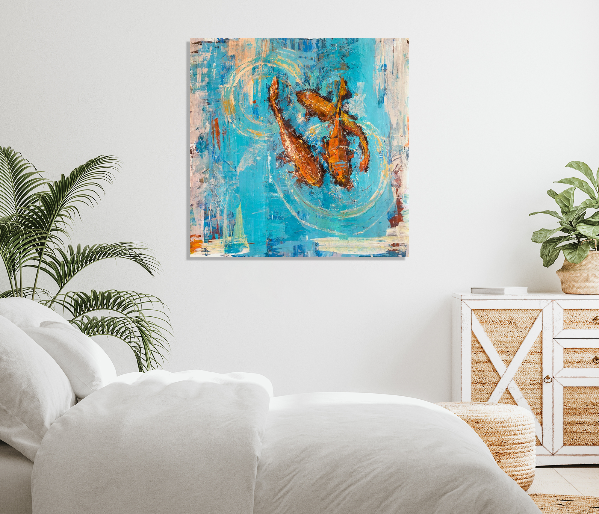 Good Fortune IV Artist Enhanced Canvas Print by John Beard Collection - product image 2 for Resin Society
