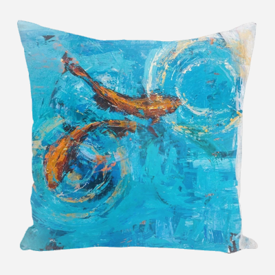 Good Fortune III Pillow by John Beard Collection - main product image for Resin Society