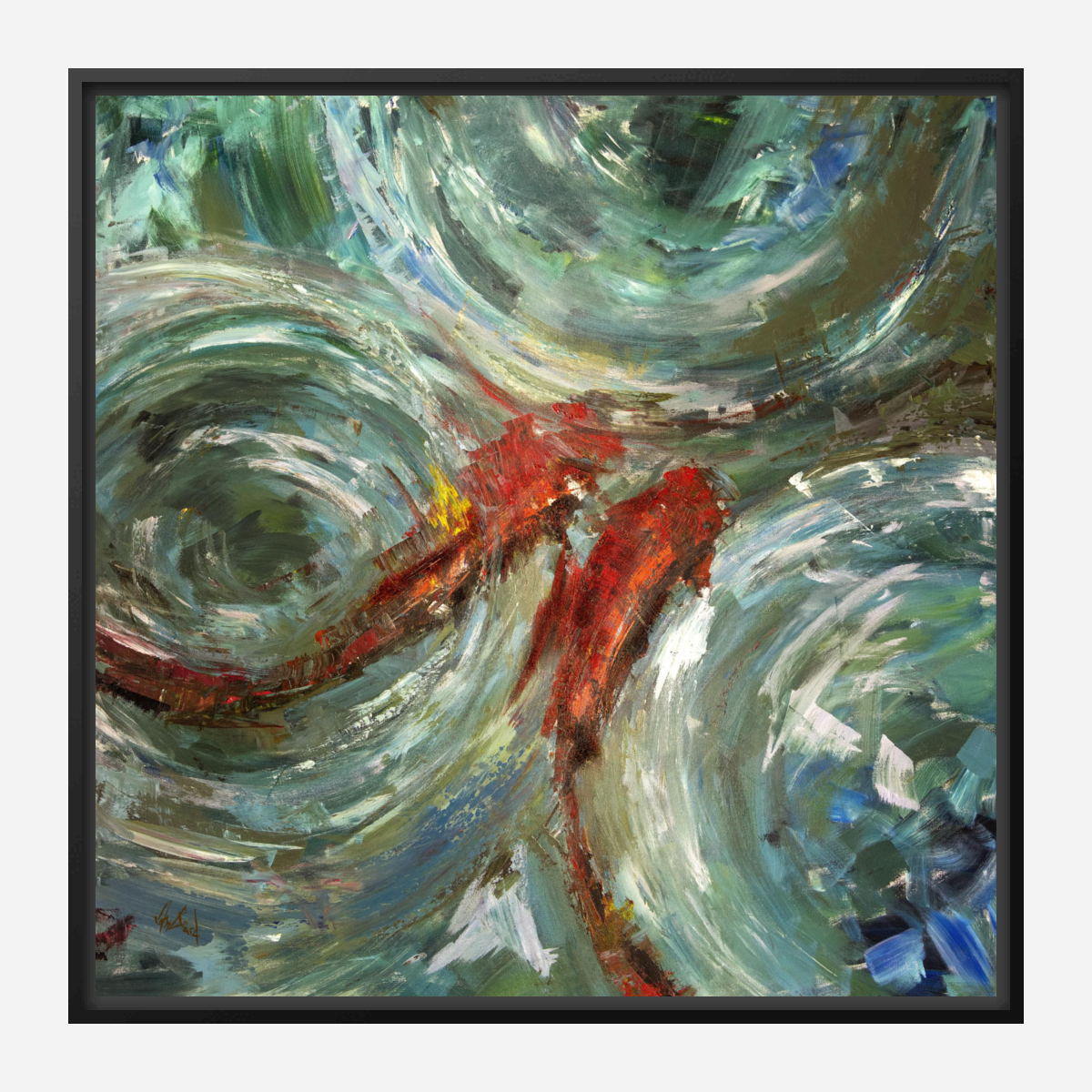 Good Fortune II Artist Enhanced Canvas Print by John Beard Collection - product image 7 for Resin Society