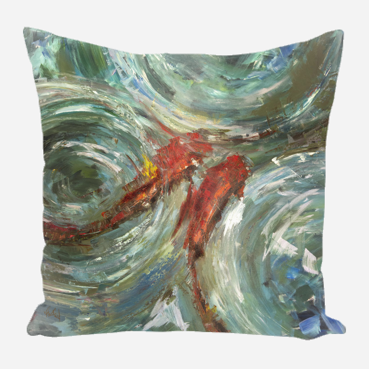Good Fortune II Pillow by John Beard Collection - main product image for Resin Society
