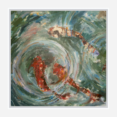Good Fortune I Artist Enhanced Canvas Print by John Beard Collection - product image 6 for Resin Society