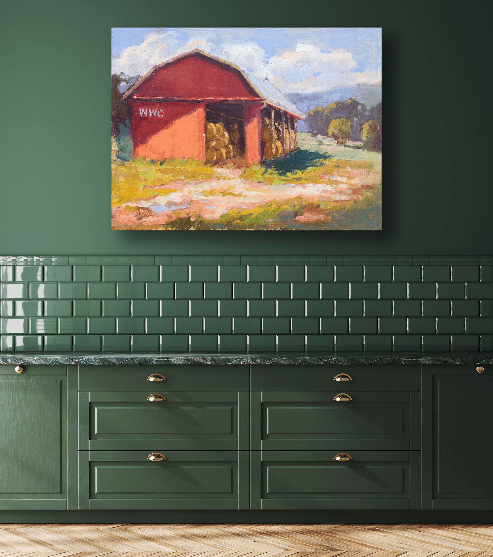 Good Harvest Artist Enhanced Canvas Print by John Beard Collection - product image 4 for Resin Society