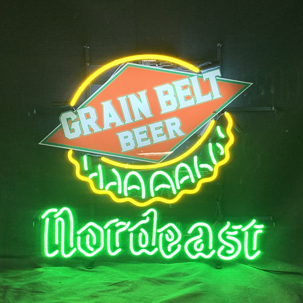 Grain Belt Beer Nordeast Neon Signs by Neon Signs Land - main product image for Resin Society