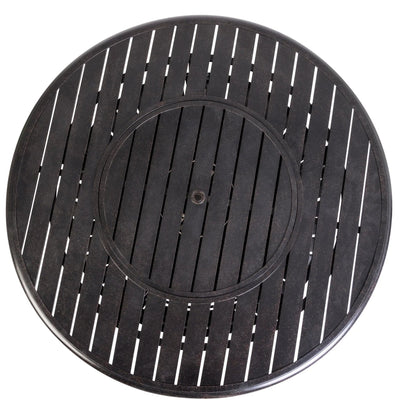 Grand Cooper 44" Round Aluminum Convertible Gas Fire Pit Table by Fire Sense/Balkene Home - product image 4 for Resin Society
