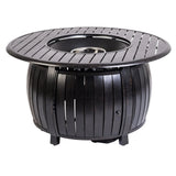 Grand Cooper 44" Round Aluminum Convertible Gas Fire Pit Table by Fire Sense/Balkene Home - product image 8 for Resin Society