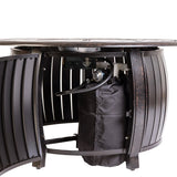 Grand Cooper 44" Round Aluminum Convertible Gas Fire Pit Table by Fire Sense/Balkene Home - product image 12 for Resin Society