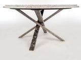 Round Granite Table with Cross Base by Enrico Bartolini - product image 2 for Resin Society