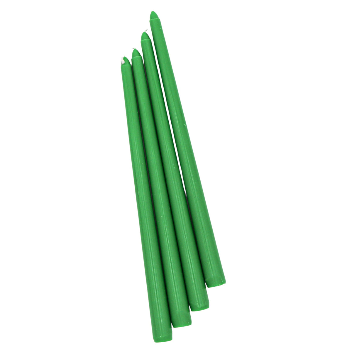Extra Tall Grass Green Taper Candle, 1 Case of 24 Packs by Ro'Table - main product image for Resin Society