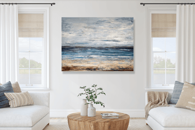 Gray Skies Artist Enhanced Canvas Print by John Beard Collection - product image 2 for Resin Society