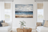 Gray Skies 40x60 Artist Enhanced Canvas Print Black Float Frame by John Beard Collection - product image 3 for Resin Society