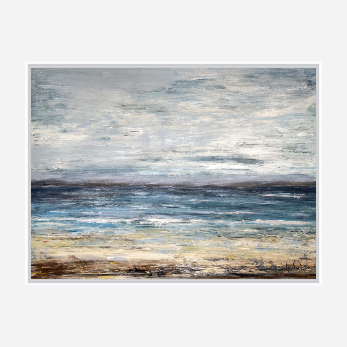 Gray Skies Artist Enhanced Canvas Print by John Beard Collection - product image 6 for Resin Society