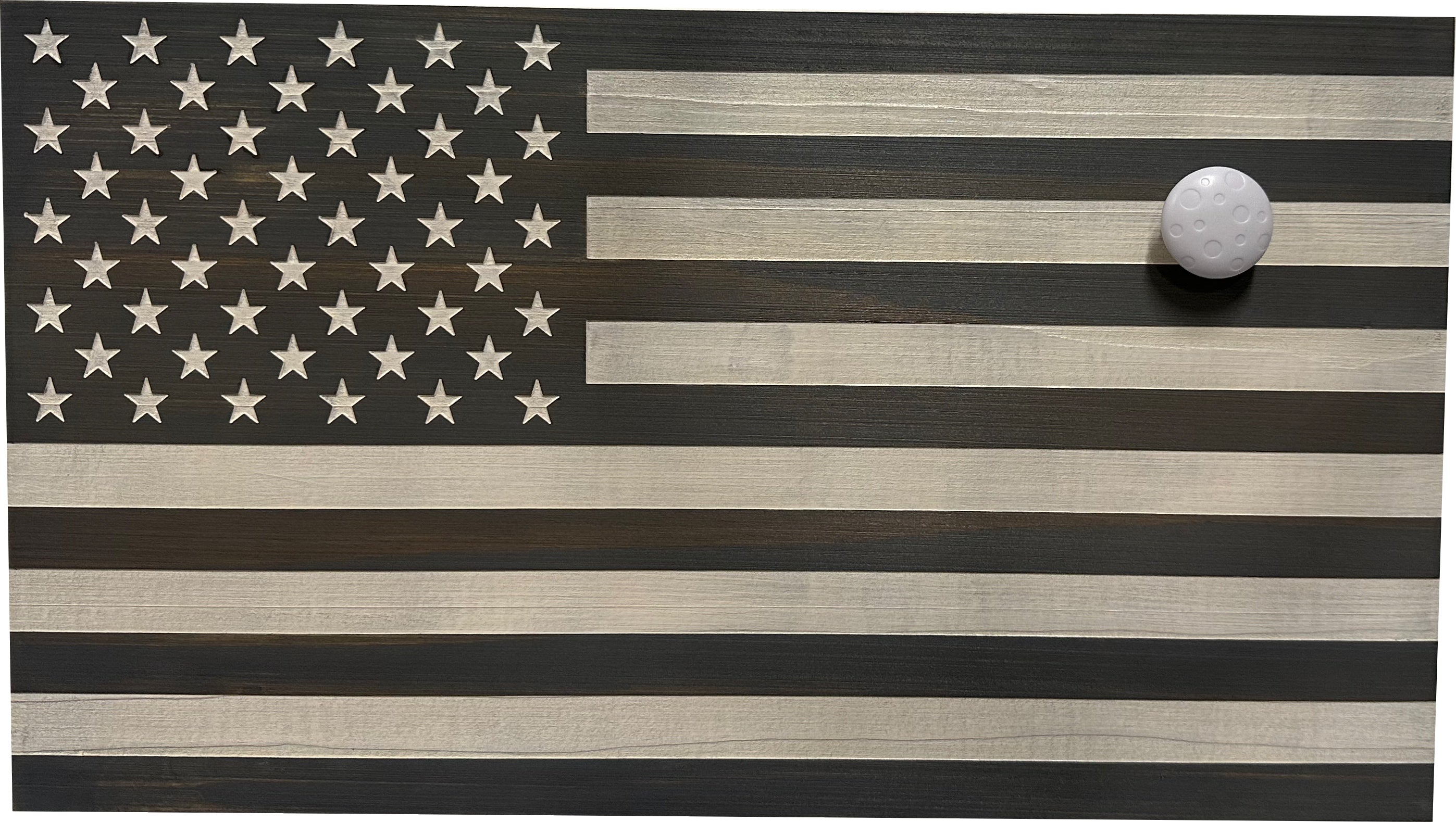 American Flag Decorative & Secure Wall-Mounted Gun Cabinet by Bellewood Designs - product image 4 for Resin Society