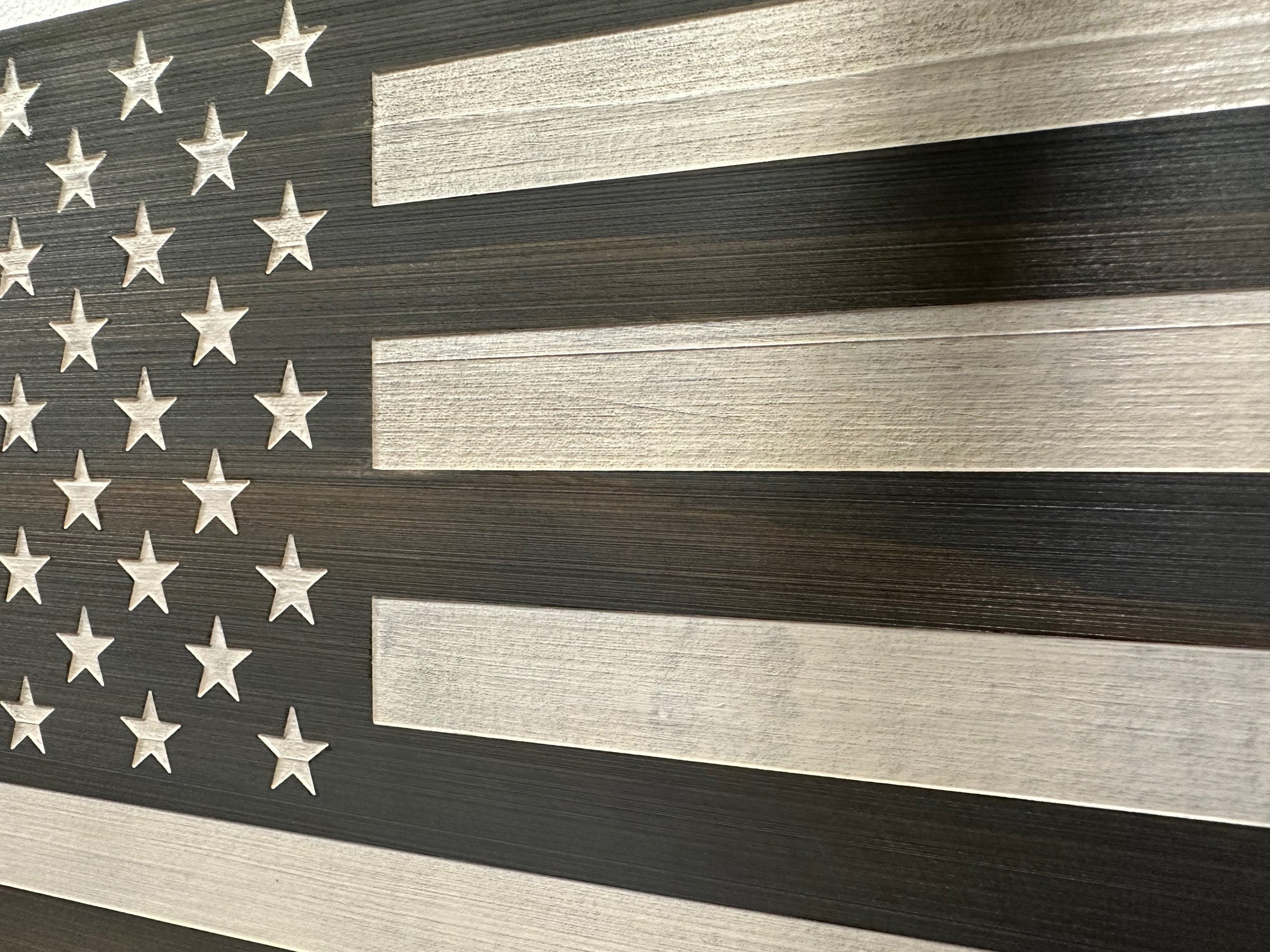American Flag Decorative & Secure Wall-Mounted Gun Cabinet by Bellewood Designs - product image 9 for Resin Society