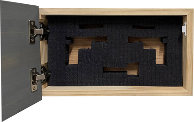 American Flag Decorative & Secure Wall-Mounted Gun Cabinet by Bellewood Designs - product image 6 for Resin Society