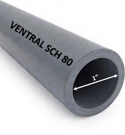 VENTRAL Schedule 80 PVC Pipe - 1 in. by VELOCITY® - main product image for Resin Society