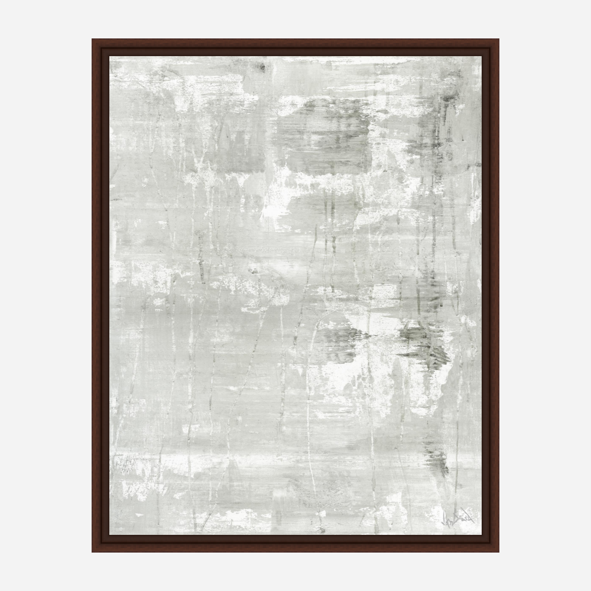 Gray on White II Artist Enhanced Canvas Print by John Beard Collection - product image 6 for Resin Society
