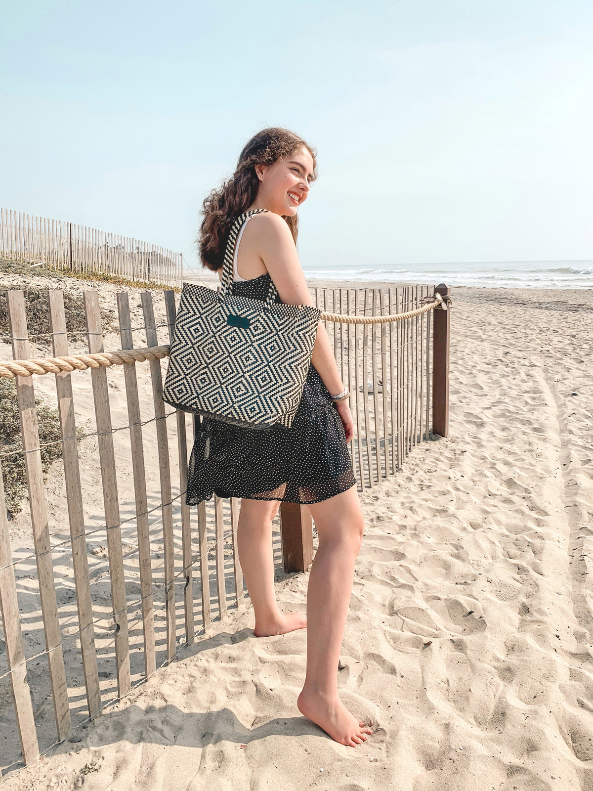 Greca Woven Tote by Tin Marin Brand - product image 5 for Resin Society