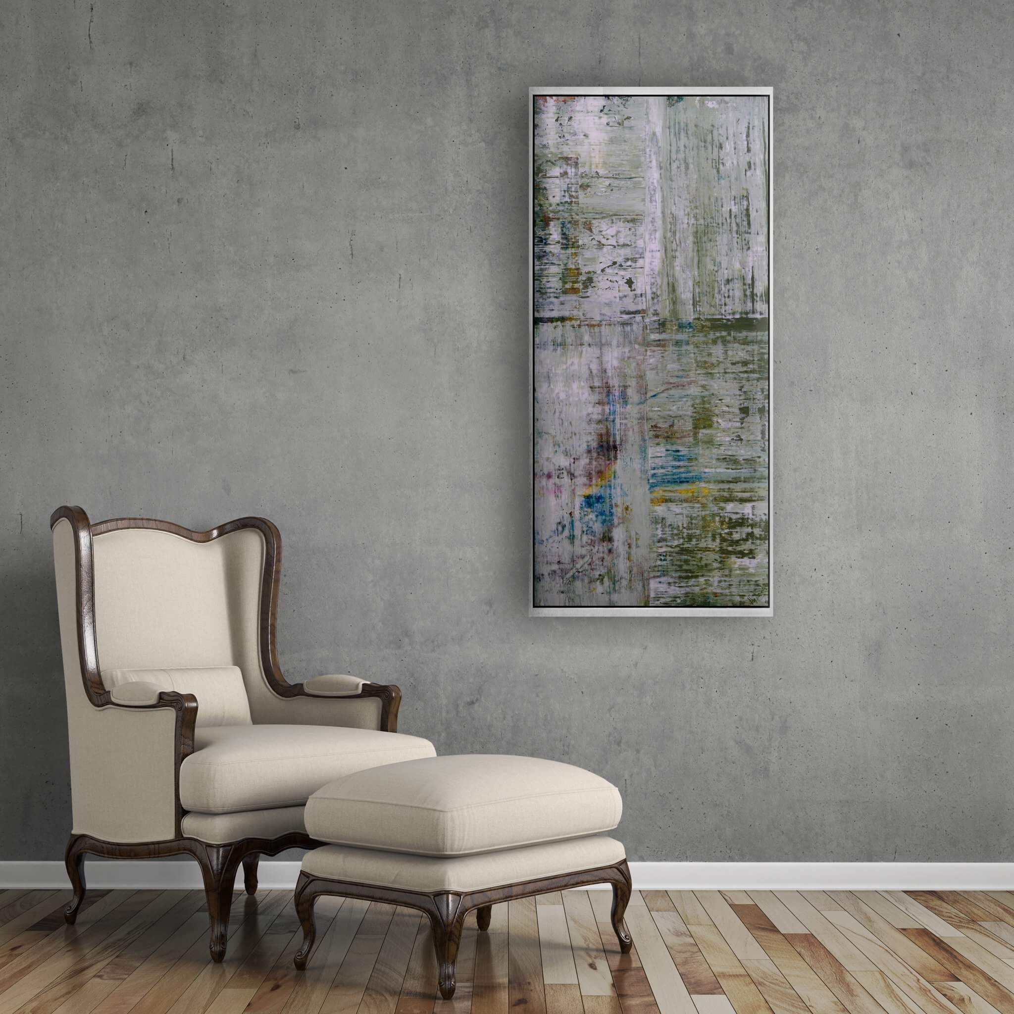Green Cross Artist Enhanced Canvas Print by John Beard Collection - product image 3 for Resin Society