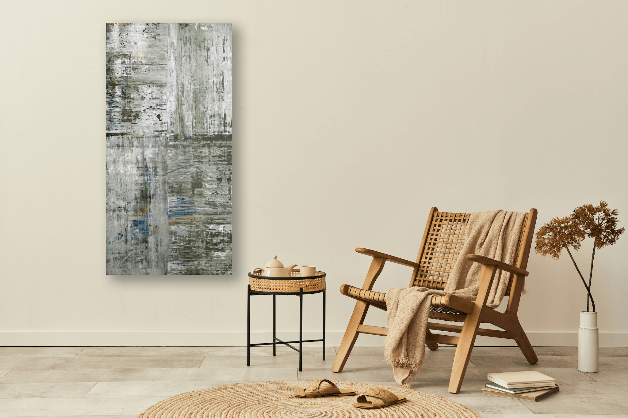 Green Cross Artist Enhanced Canvas Print by John Beard Collection - product image 2 for Resin Society