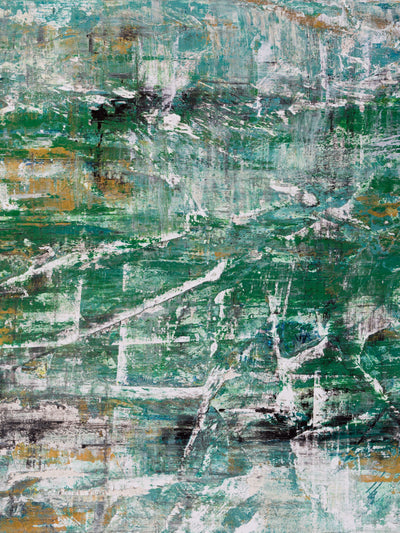 Green Goddess II Artist Enhanced Canvas Print by John Beard Collection - main product image for Resin Society