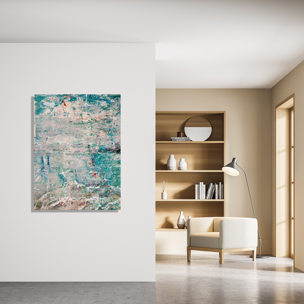 Green Goddess III Artist Enhanced Canvas Print by John Beard Collection - product image 2 for Resin Society