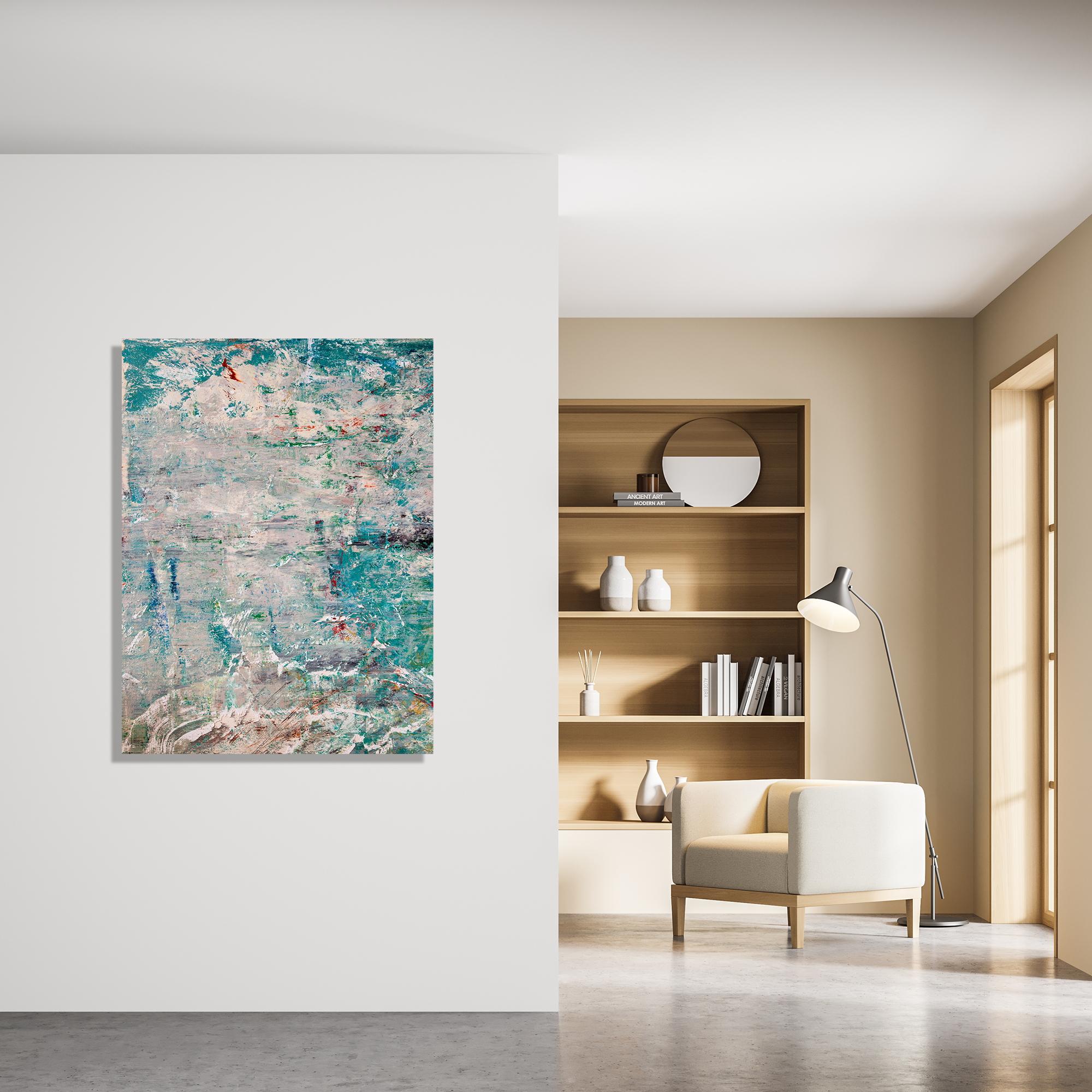 Green Goddess III Artist Enhanced Canvas Print by John Beard Collection - product image 2 for Resin Society