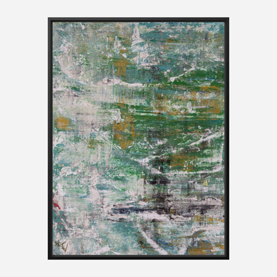 Green Goddess I Artist Enhanced Canvas Print by John Beard Collection - product image 7 for Resin Society
