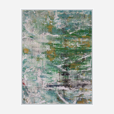 Green Goddess I Artist Enhanced Canvas Print by John Beard Collection - product image 6 for Resin Society
