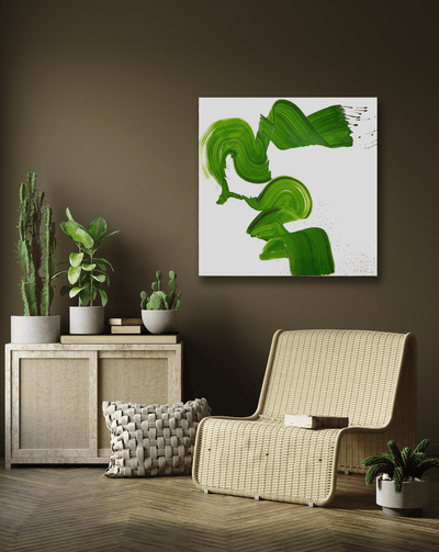 Green Machine Artist Enhanced Canvas Print by John Beard Collection - product image 2 for Resin Society