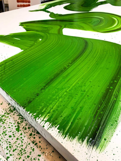 Green Machine Artist Enhanced Canvas Print by John Beard Collection - product image 4 for Resin Society