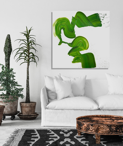 Green Machine Artist Enhanced Canvas Print by John Beard Collection - product image 3 for Resin Society