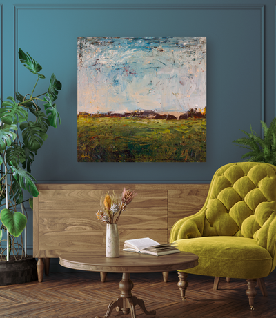 Green Valley Artist Canvas Enhanced Print by John Beard Collection - product image 2 for Resin Society