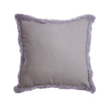 Grey Trim Rabbit Pillow by Homelosophy