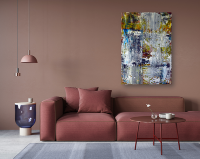 Grey and Green Artist Enhanced Canvas Print by John Beard Collection - product image 4 for Resin Society