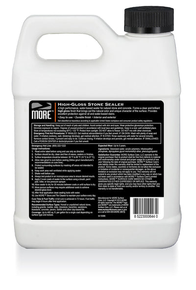 MORE® High-Gloss Stone Sealer