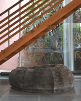 Shearling Handmade Pouf by Homelosophy
