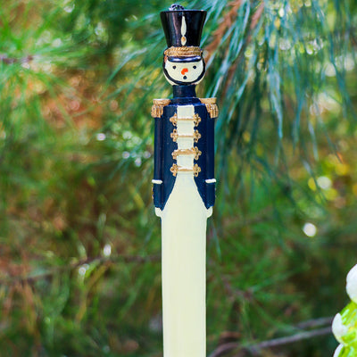 20 Handpainted Navy Blue Royal Guard Candles - Case of 10 packs by Ro'Table - product image 2 for Resin Society