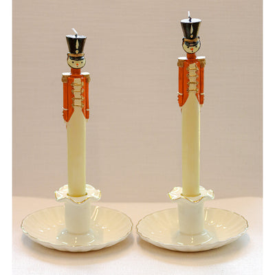 Handpainted Red Royal Guard Candle - Pack of 2 by Ro'Table - product image 2 for Resin Society