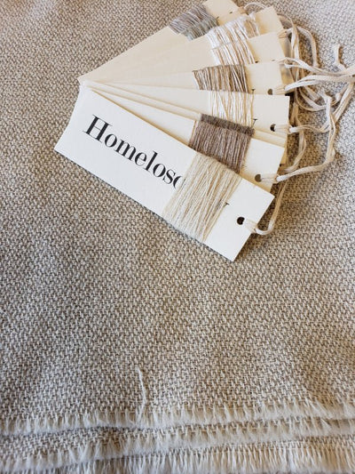 Natural Textured Wool Pillow by Homelosophy