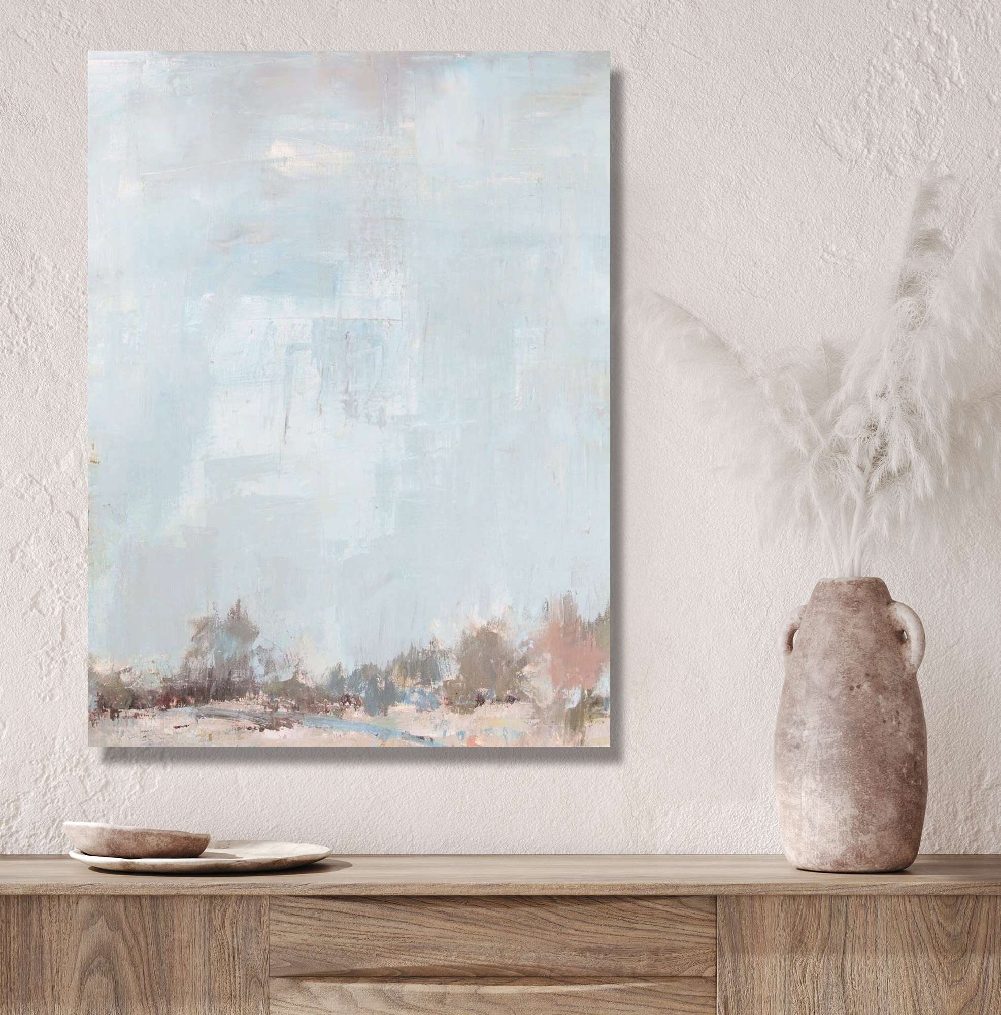 Happy Trees Artist Enhanced Canvas Print by John Beard Collection - product image 4 for Resin Society