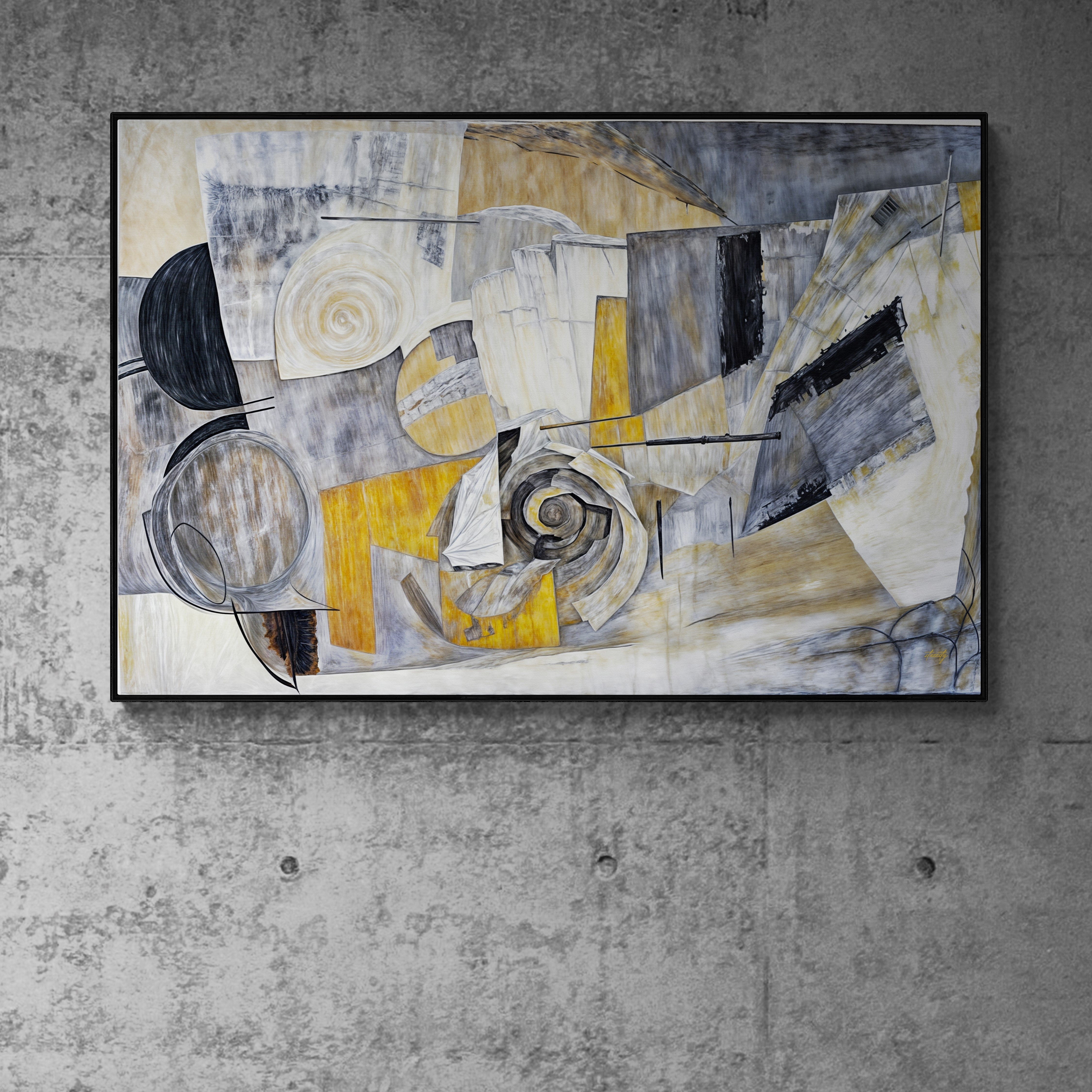 Canvas Print: "Harmonic Dissonance" by Tailored Canvases - product image 3 for Resin Society