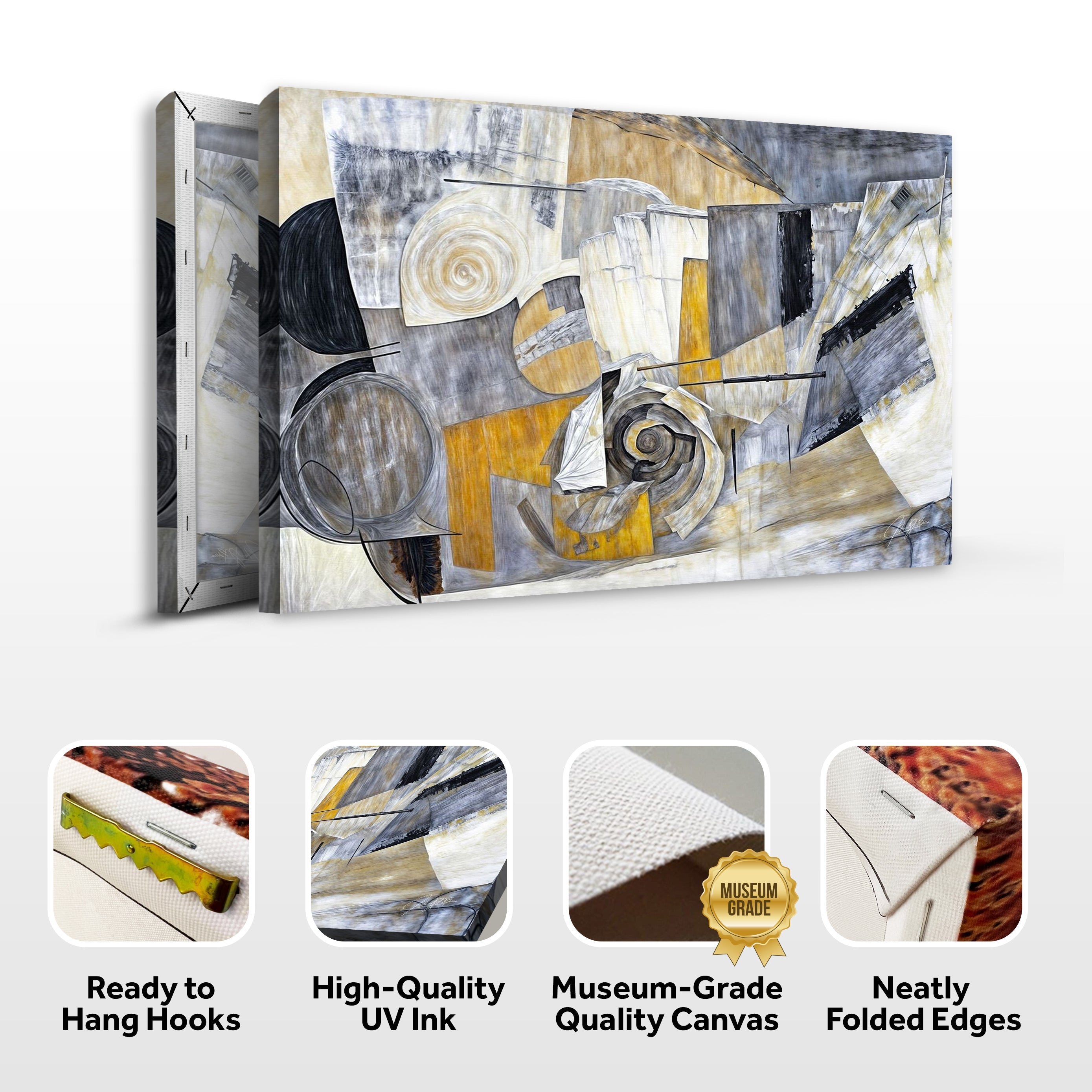 Canvas Print: "Harmonic Dissonance" by Tailored Canvases - product image 4 for Resin Society