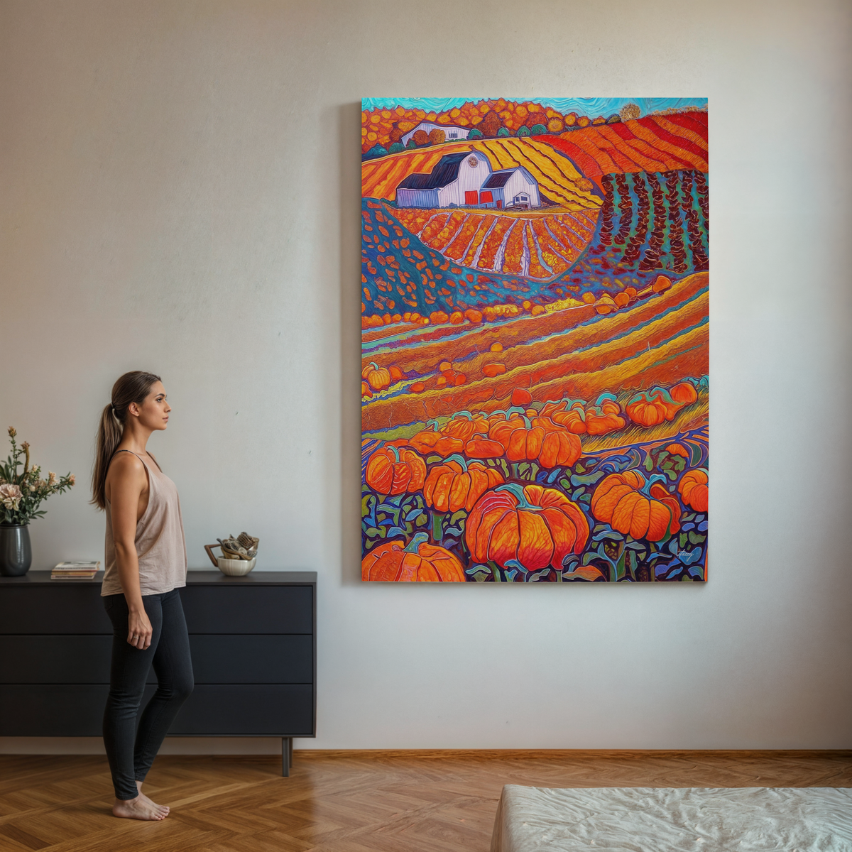 Canvas Print: "Harvest Hues" by Tailored Canvases - product image 5 for Resin Society