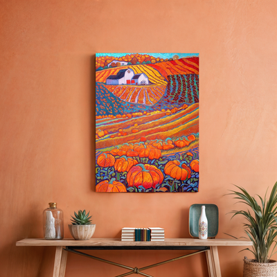 Canvas Print: "Harvest Hues" by Tailored Canvases - product image 3 for Resin Society